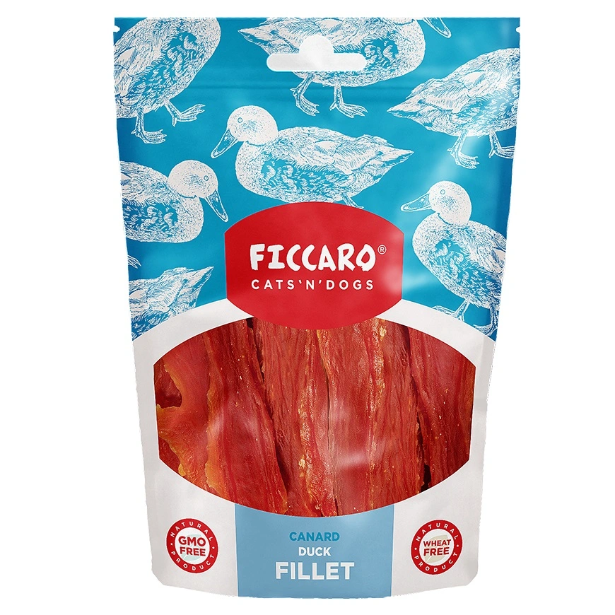 FICCARO Hundesnack Duck Fillet - andefilet 100 g